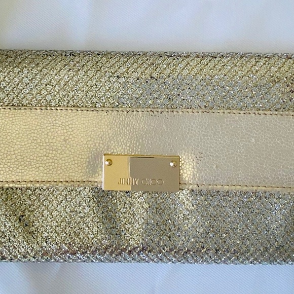 Jimmy Choo Sparkly Clutch - Picture 1 of 4